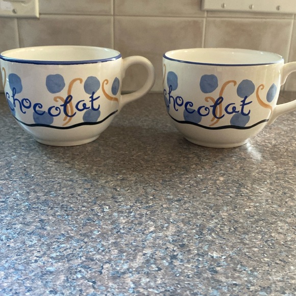 Williams Sonoma Other - ☕️☕️☕️Williams Sonoma Chocolat/ Cafe French Style oversized mug/ bowl cup.